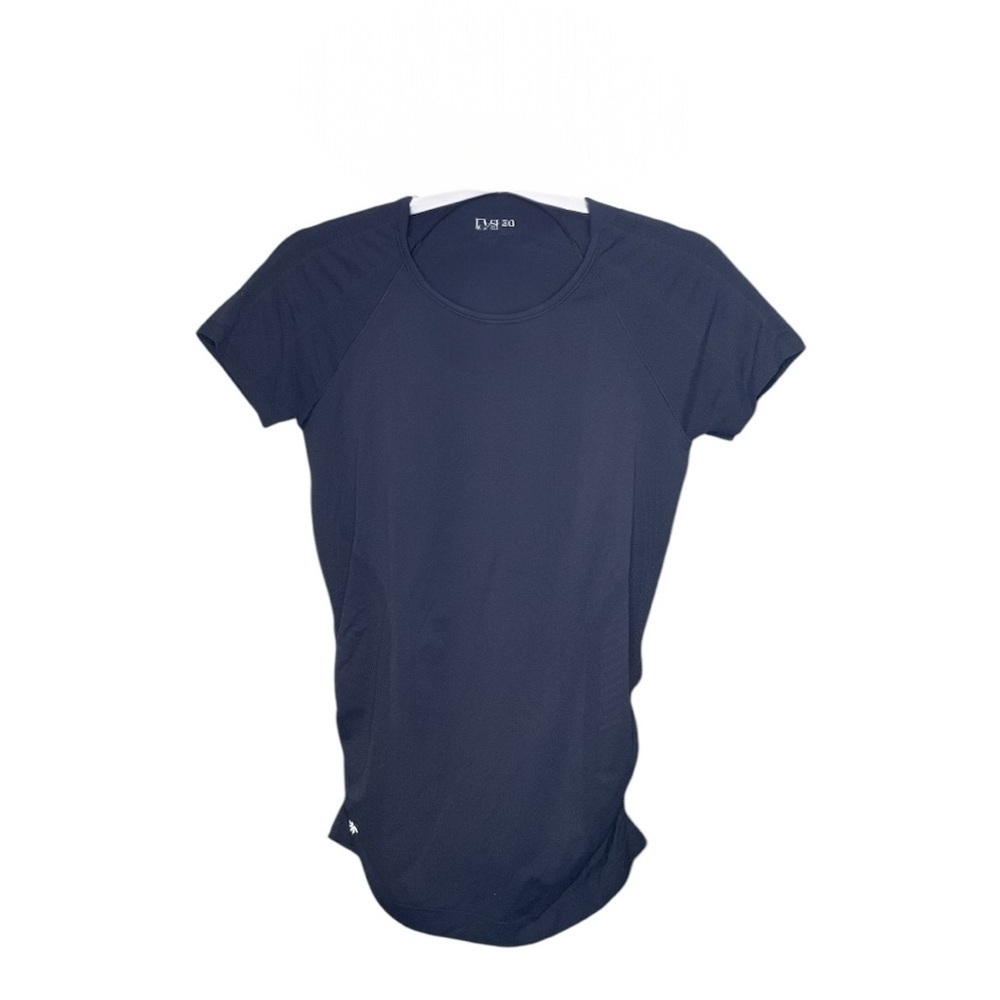 Athleta Navy Speedlight Seamless Tee Size M